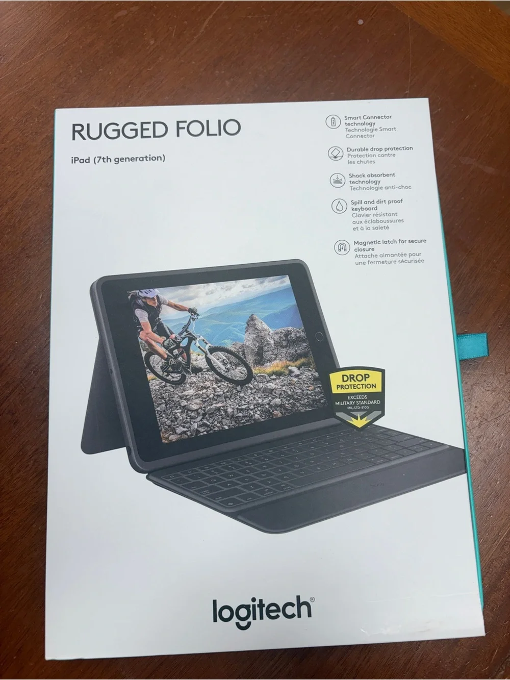 Logitech Rugged Folio Keyboard Case - Black